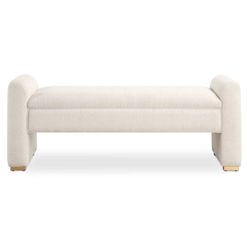 Uttermost Caliste Ivory Bench