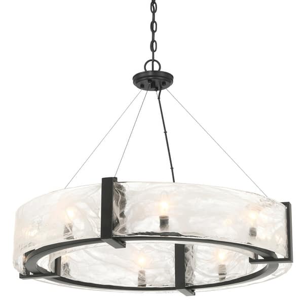 slide 2 of 2, Minka Lavery 3619 Cloud Break 8 Light 33" Wide Suspension Pendant
