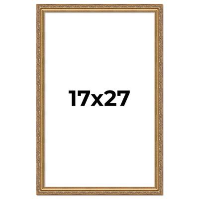 17x27 Frame Red Solid Wood Picture Frame Width 1.75 Inches | Interior Frame Depth 1 13/16 Inches