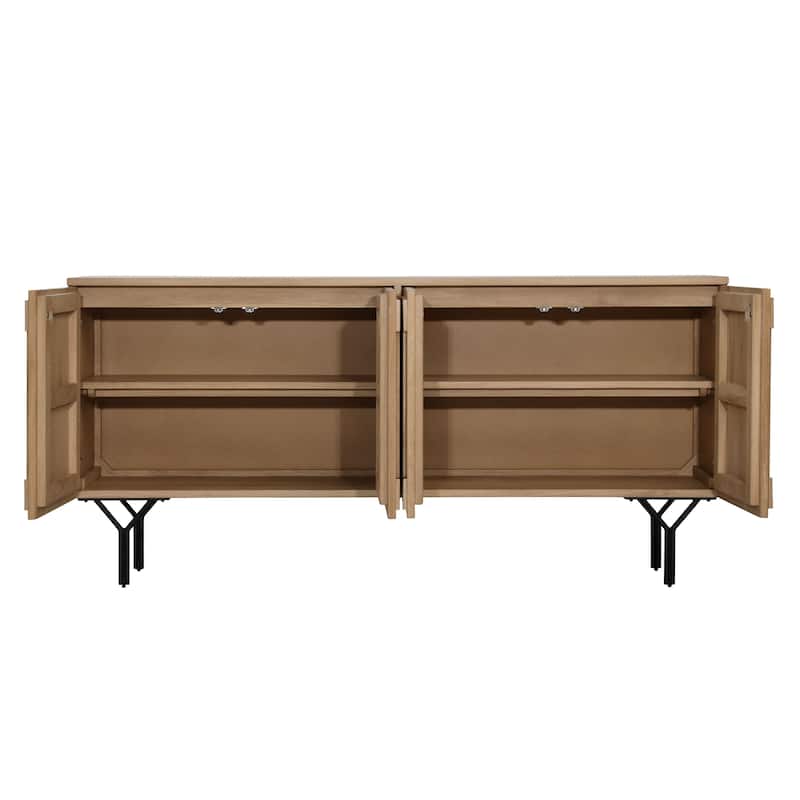 Brookstone 71" Wide Sideboard, Natural