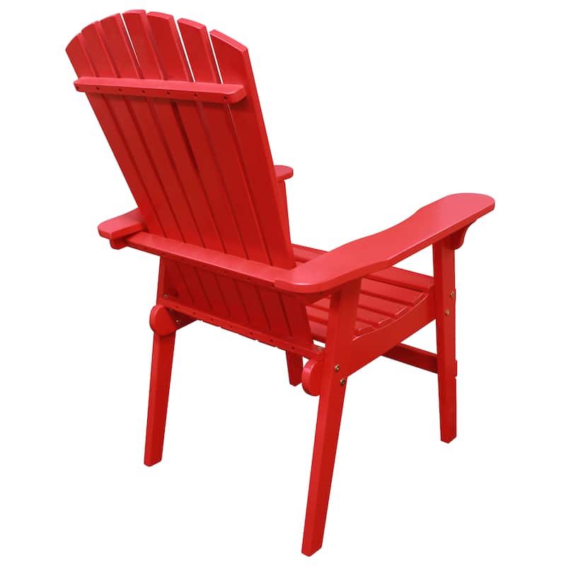 Leigh Country TX 39018 Adult Adirondack Chair Natural