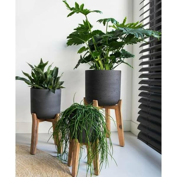 Pottery Pots 34.45"H XXL Fiberclay Indoor Outdoor Charlie - Feet High  Planter - On Sale - Bed Bath & Beyond - 38195463