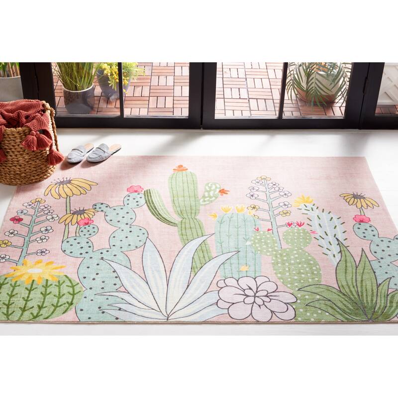 SAFAVIEH Door and Kitchen Mat Fahira Machine Washable Slip Resistant