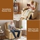 preview thumbnail 17 of 38, Power lift recliner chair with massage, cup holders, and side pocket.