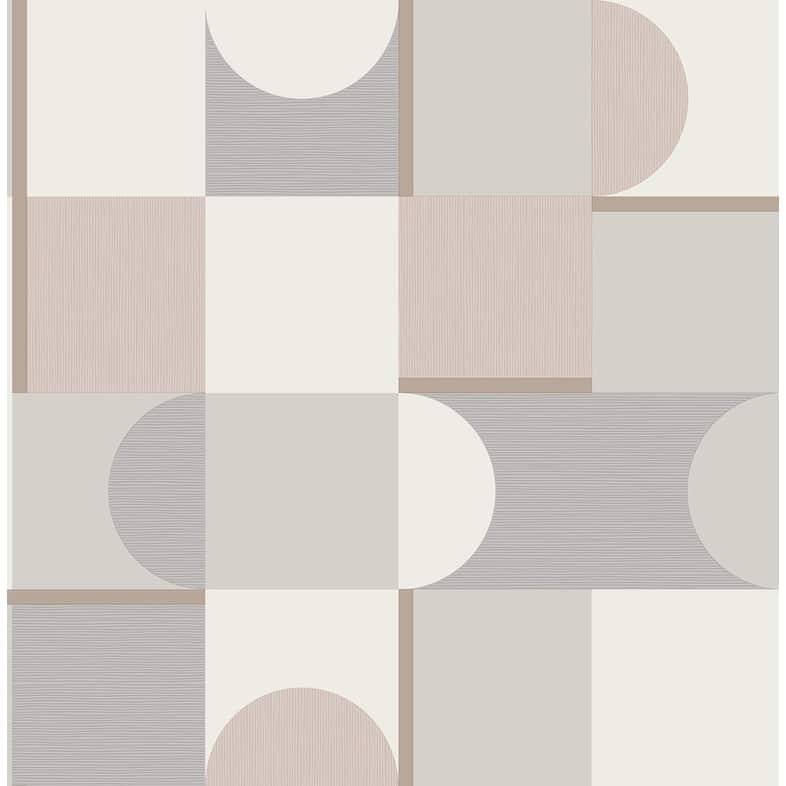 Fine Decor Marino Blush Geometric Wallpaper