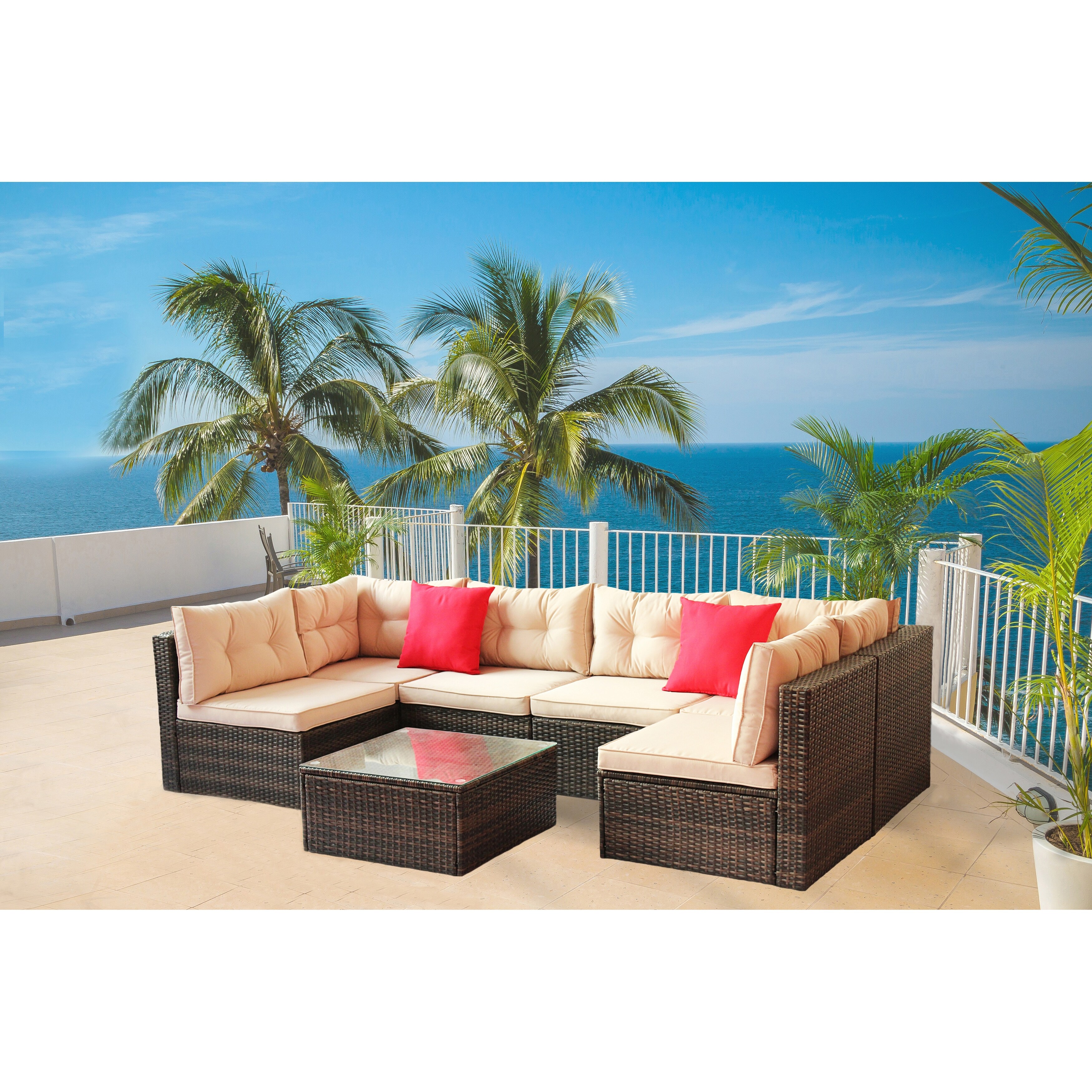 Garden corner sales seating sets