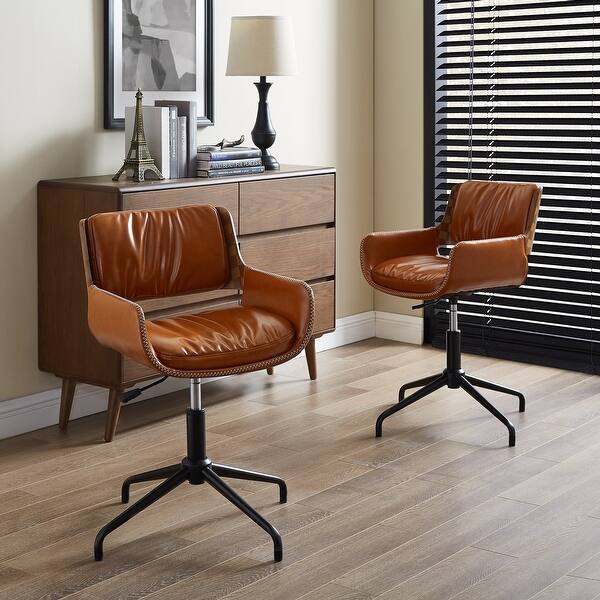 Shop Carbon Loft Nasim Height Adjustable Swivel Accent Home Office Desk Chair On Sale Overstock 30668080