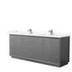 Option Dark Gray, Nickel Trim, Giotto Quartz Top