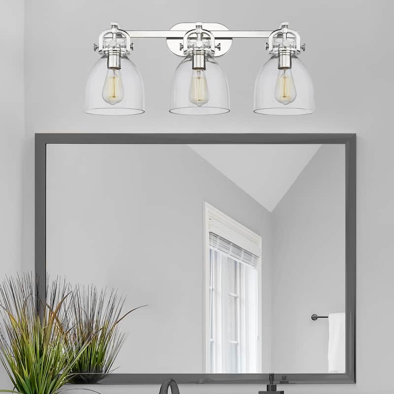 Innovations Lighting 410-3W-12-27 Newton Bell Vanity Newton Bell 3
