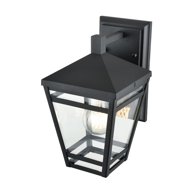 Seager Outdoor Wall Sconce Textured Black - Textured Black