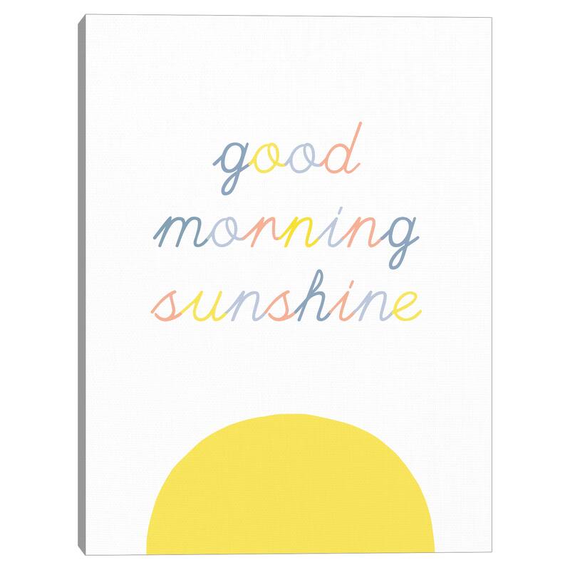 Good Morning Sunshine Canvas Art Print