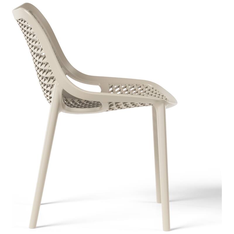 Frond and Form Outdoor Stacking Dining Side Chair (Set of 2)