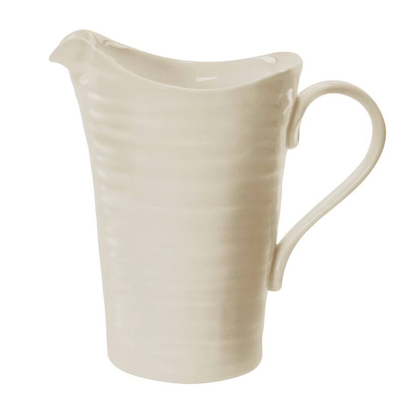 Portmeirion Sophie Conran Pitcher - 48 oz - Pebble
