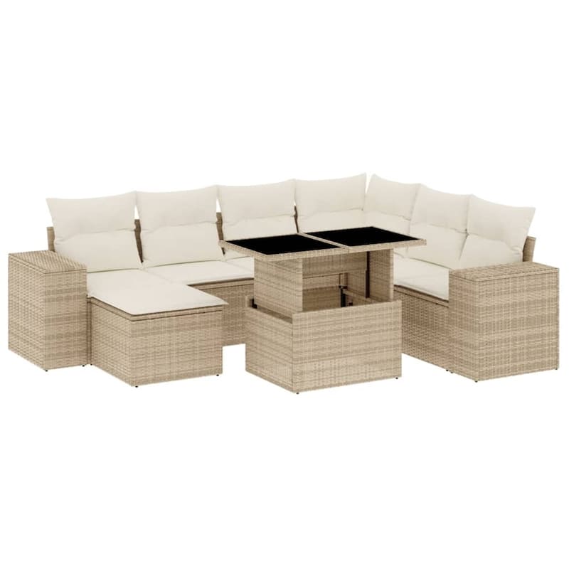 vidaXL Garden Sofa Set - 21.7 x 39.4 x 28.7