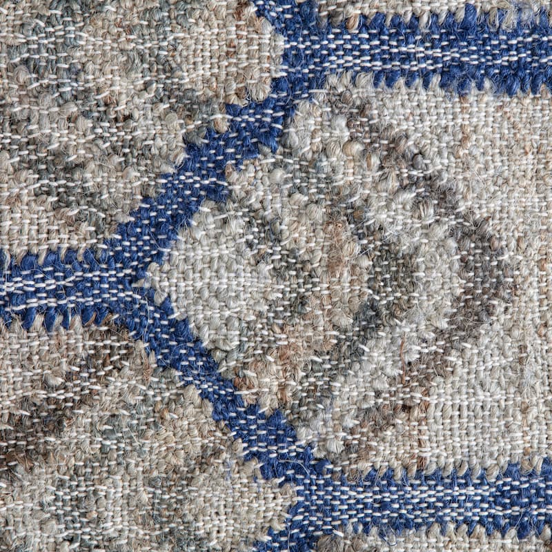 Marquesas Rug Jani Marquesas Ivory & Blue Trellis Flatweave Area Rug - Overstock ...