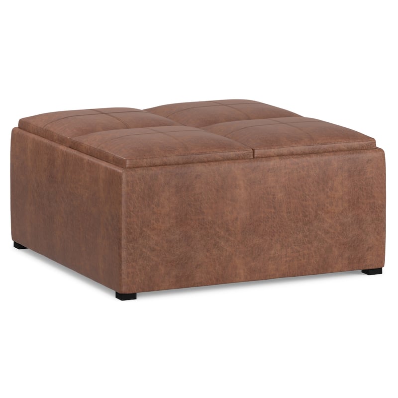 WYNDENHALL Franklin Wide Contemporary Table Ottoman