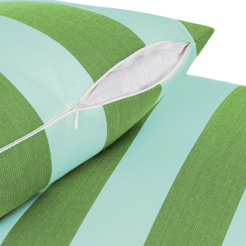 Sherry Kline Indoor/Outdoor Cabana Stripe 18" Knife Edge Set of 2 Filled Pillow