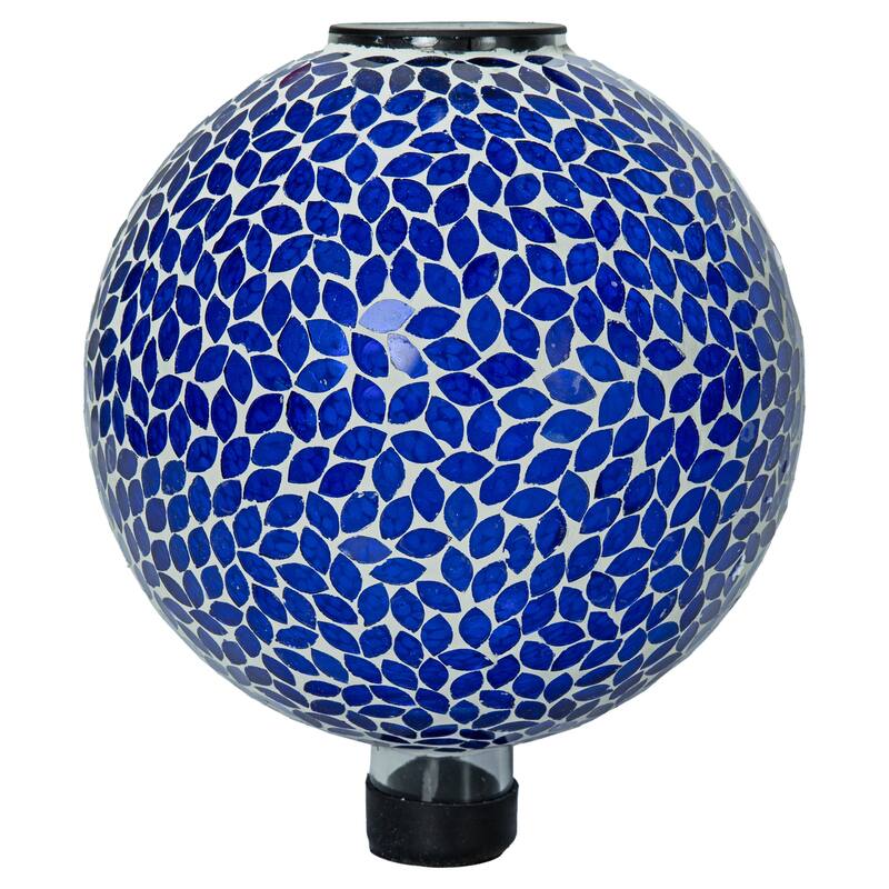 Sunnydaze 10-Inch Solar Glass Gazing Garden Globe