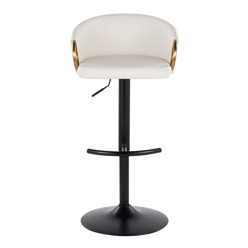 Silver Orchid Battista Adjustable Bar Stool (Set of 2)