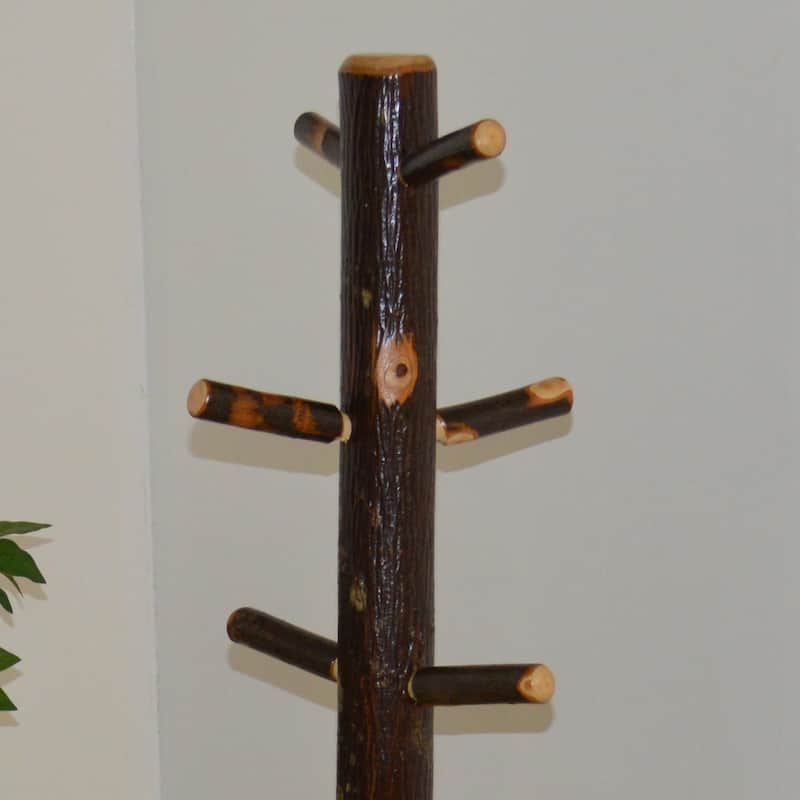 Hickory Split-Base Coat Tree