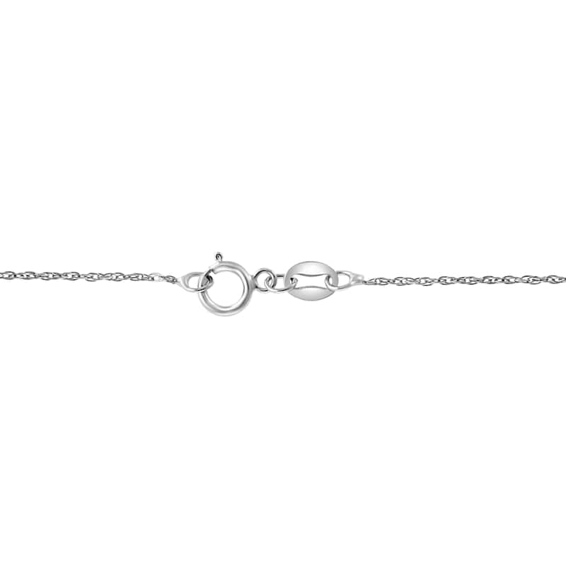 EFFY 925 Silver Diamond Natural Emerald Pendant Heart Necklace