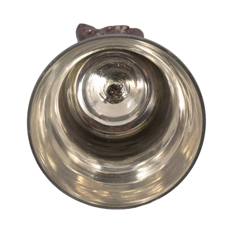 Sagebrook Home Glass Metallic Round 2Tone Chalice Vase