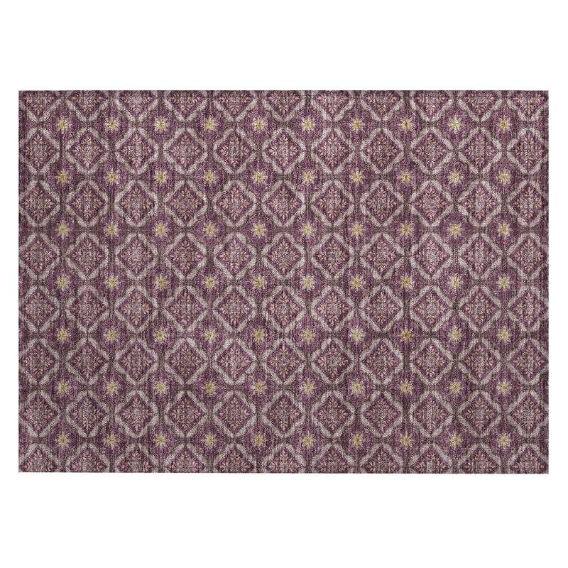 Machine Washable Indoor/ Outdoor Contemporary Granby Chantille Rug