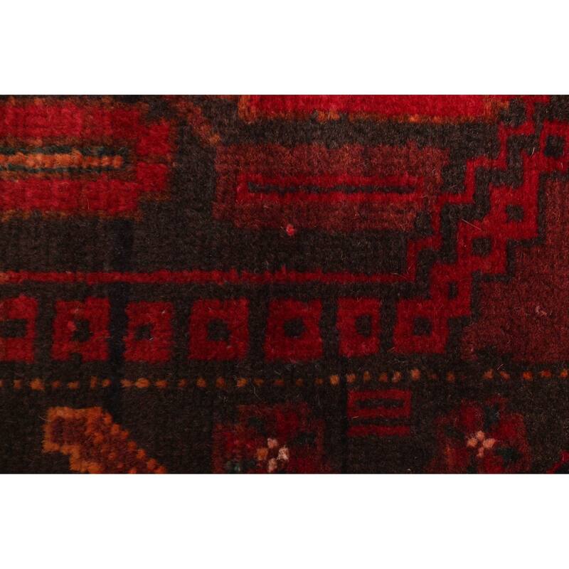 ECARPETGALLERY Hand-knotted Teimani Dark Brown Wool Rug - 3'0 x 4'8
