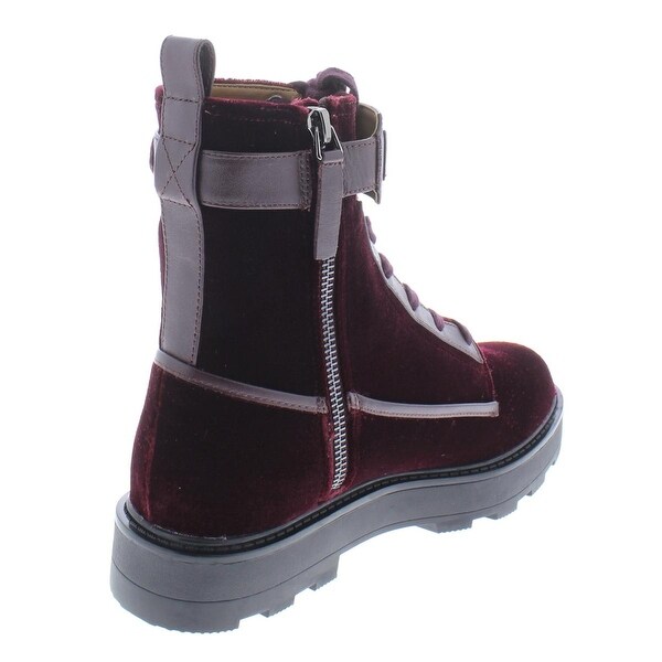calvin klein velvet boots