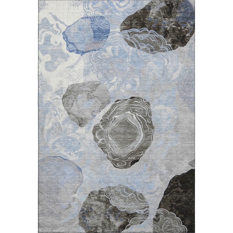 Premium Washable Super Soft Abstract Imprints Mayfield Rug
