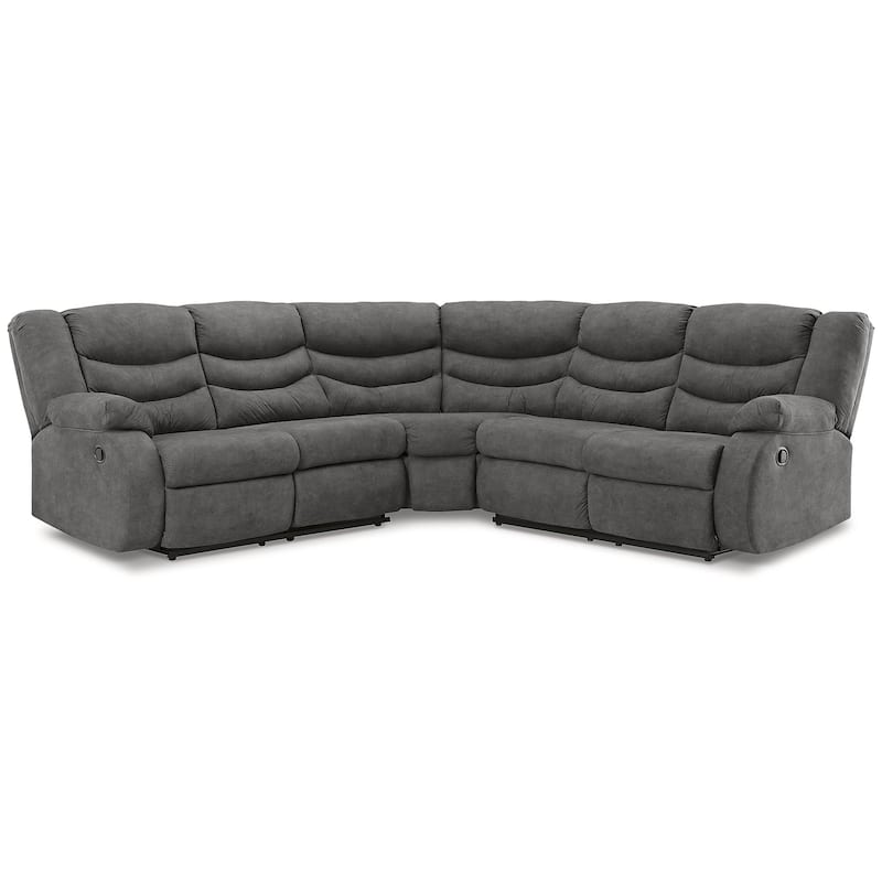 Signature Design by Ashley Partymate 2-Piece Reclining Sectional - 99"W x 99"D x 40"H