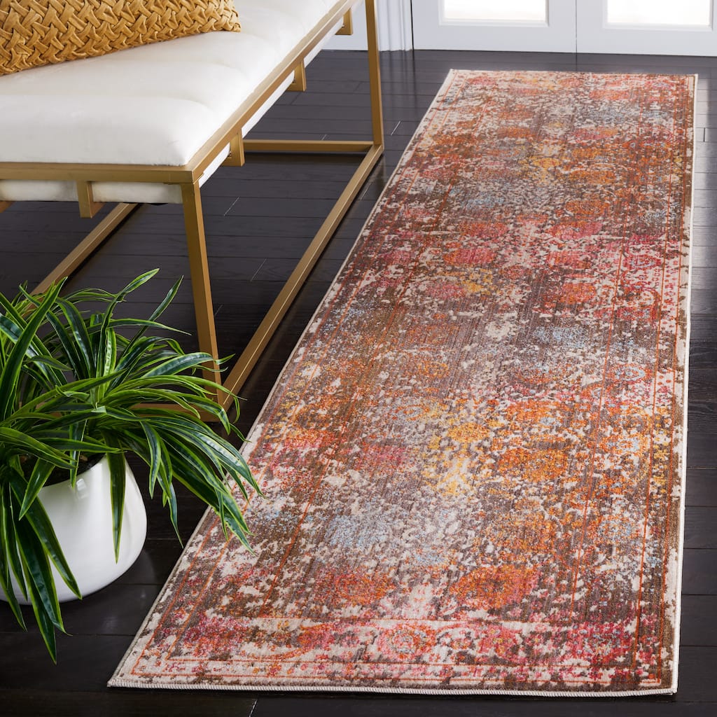SAFAVIEH Vintage Boho Persian Elnora Oriental Polyester Rug with