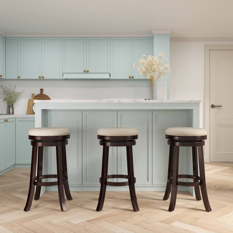 DTY Indoor Living Creede Backless Swivel Stool