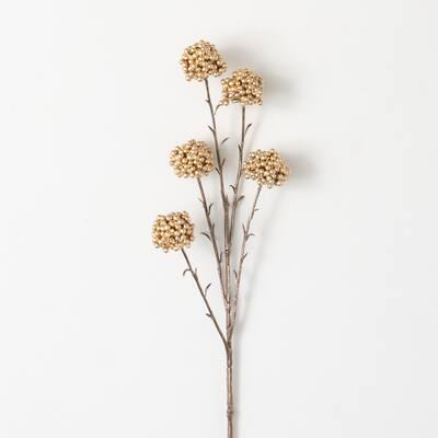 Sullivans Gold Berry Cluster Spray - 5"L x 4"W x 24.5"H