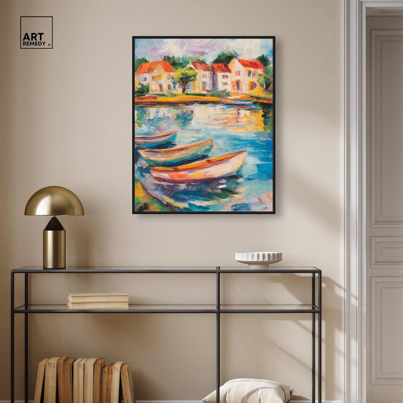 Bayside Calm II Canvas by Art Remedy