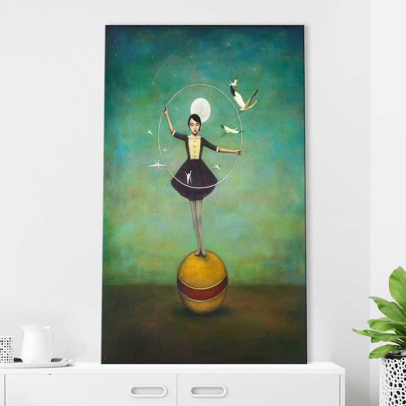 "Luna's Circle" by Duy Huynh Print on Canvas