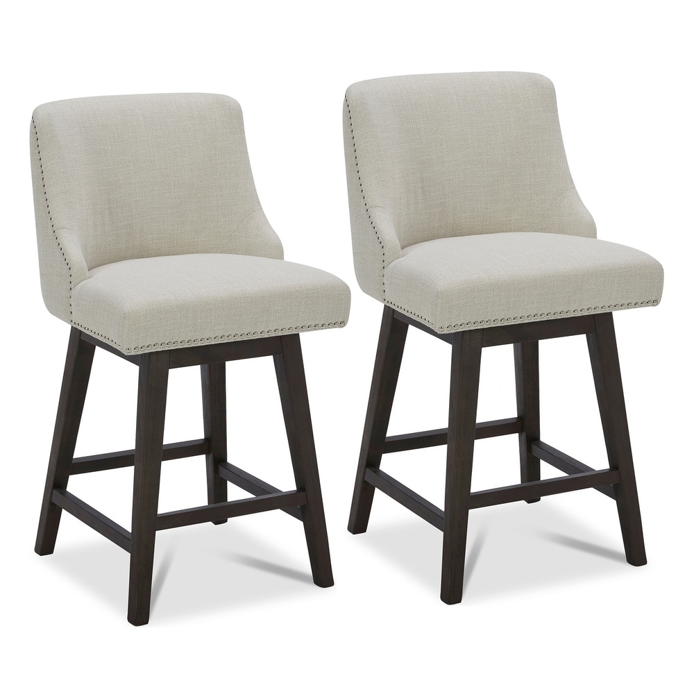 Spruce & Spring Oliver Counter Height Swivel Barstool Set
