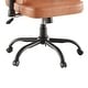 preview thumbnail 8 of 16, Pu Leather Home Office Desk Chair, Adjustable Desk Chair Office Chair Computer Chair Ergonomic Mid Back with 360°Swivel