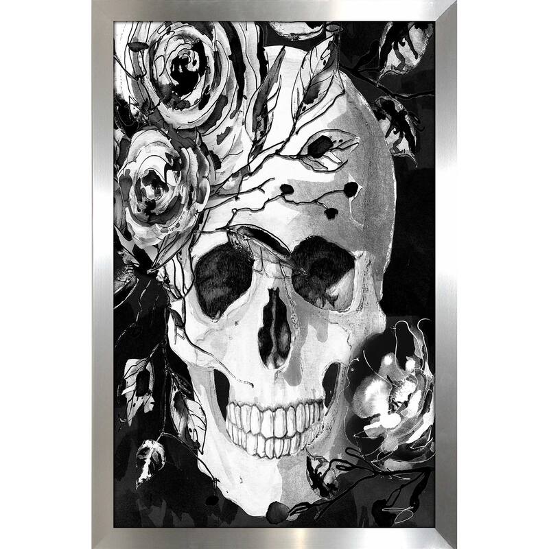 "Black Skull" by Jodi Print on Acrylic