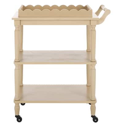 SAFAVIEH Home Haven 3 Tier Dining Cart - 27"W x 16"D x 32"H