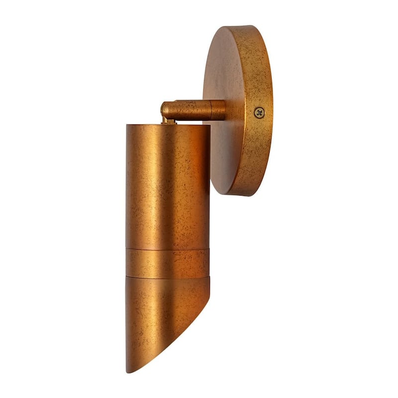 Industrial Rusty Brass Dimmable LED Adjustable Spotlight Track Light