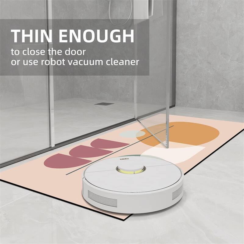 Bath Mat Rug-Thin Quick Dry