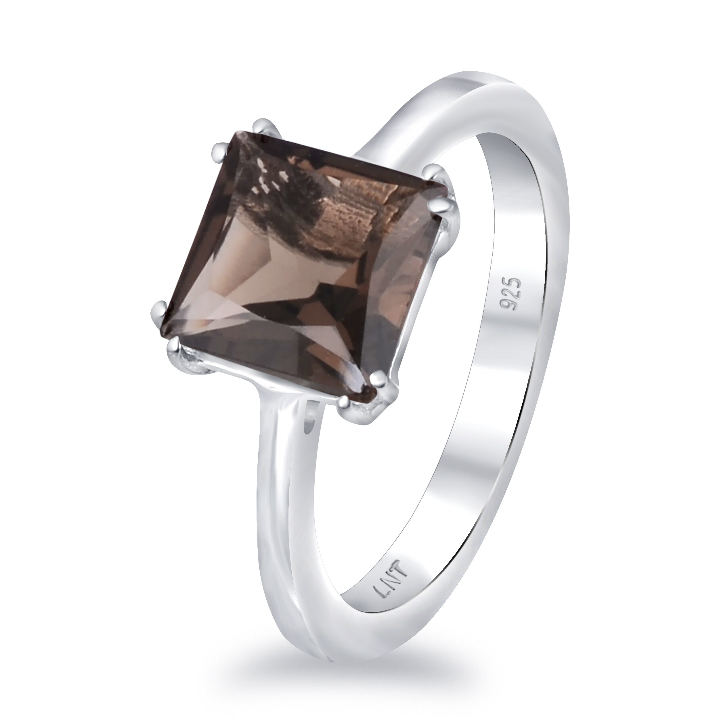 Natural Brown Square Genuine Cut Gemstone Cute And Simple Statement Ring Nickel Free Wedding/Anniversary Gift Idea Orchid Jewelry 1.40 Ct 7X7mm Smoky Quartz Sterling Silver Solitaire Ring For Women Natural Brown Square Genuine Cut Gemstone Cute And Simple Statement Ring Nickel Free Wedding/Anniversary Gift Idea Orchid Jewelry 1.40 Ct 7X7mm Smoky Quartz Sterling Silver Solitaire Ring For Women