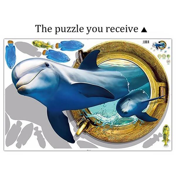 Shop Chezmax Diy Dolphin Waterproof Wall Sticker Removable