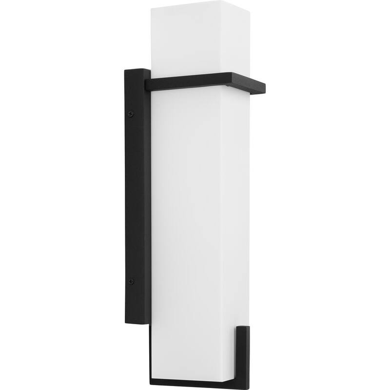 Antrim Collection One-Light Black Modern Medium Outdoor Wall Lantern - 5.25 in x 5 in x 18 in