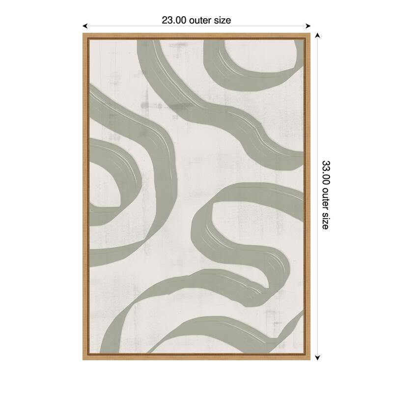 Flowing Paths by THE MIUUS STUDIO (23 x 33 in.), Framed Canvas Wall Art Print