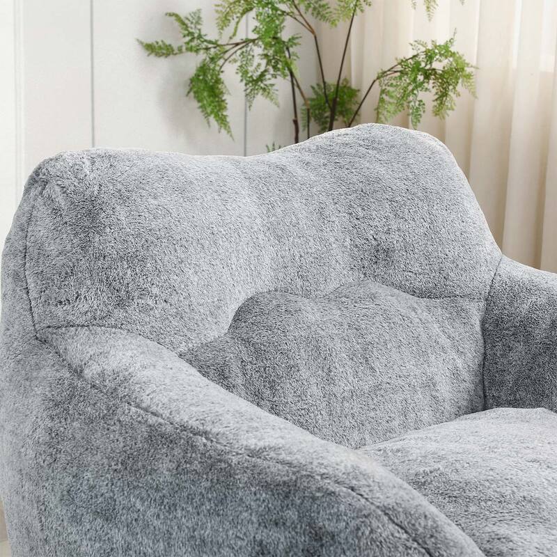 Giant Bean Bag Sofa Chair with Armrests,for Ultimate Comfort and Versatility in Any Room
