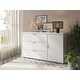 preview thumbnail 1 of 16, Shaker 53" Dresser Armoire in White White