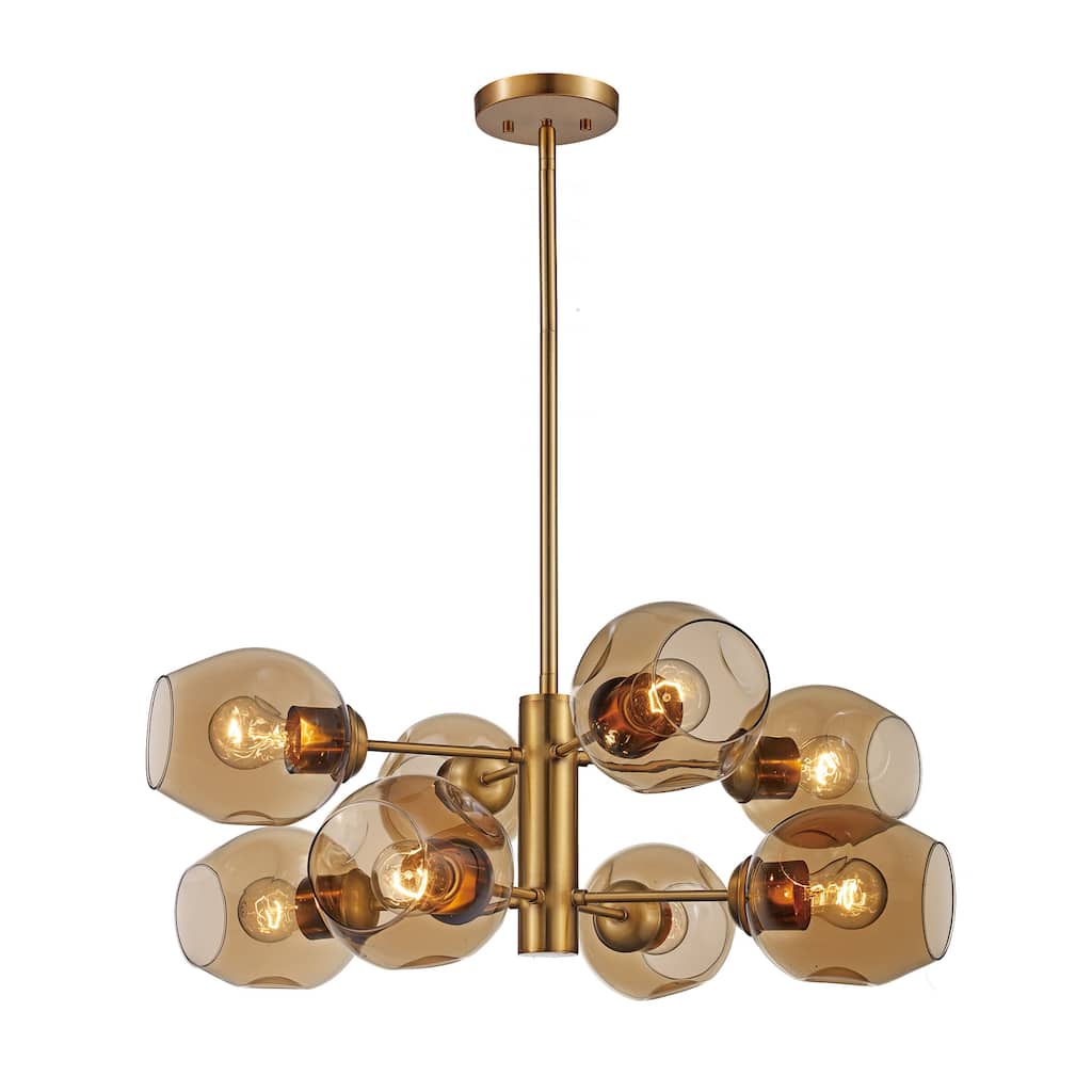 Trans Globe Clusters 8 Light Chandelier Chandelier