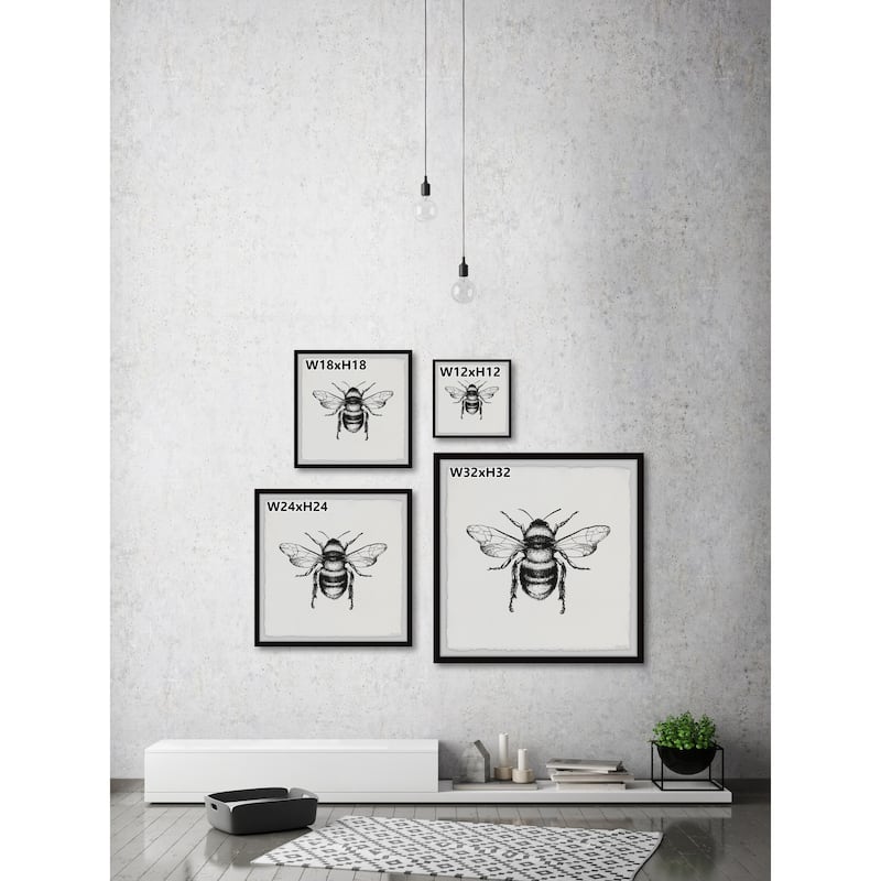 Bee Happy Framed Print